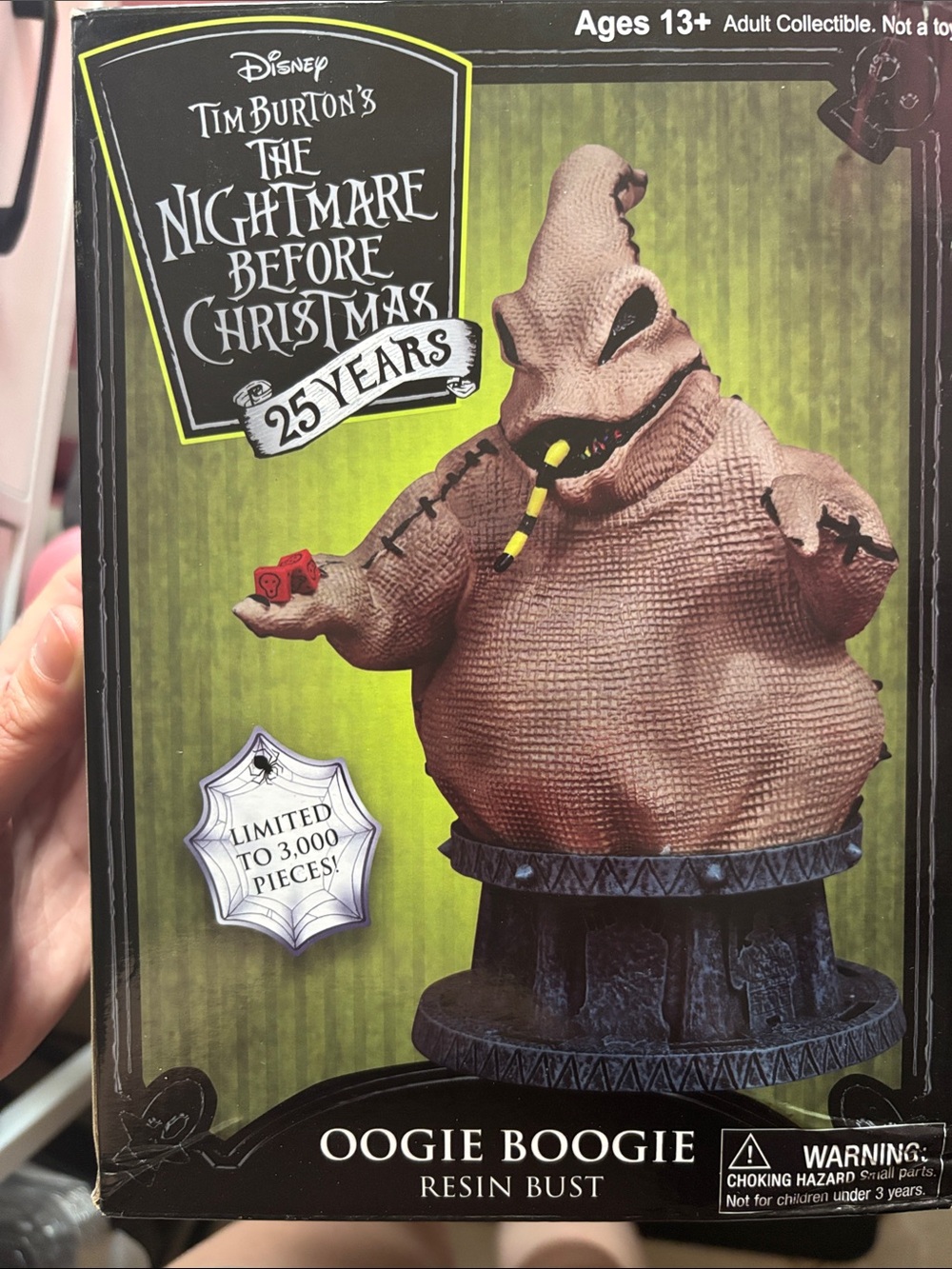 Disney The Nightmare Before Christmas Oogie Boogie Brown Resin Bust